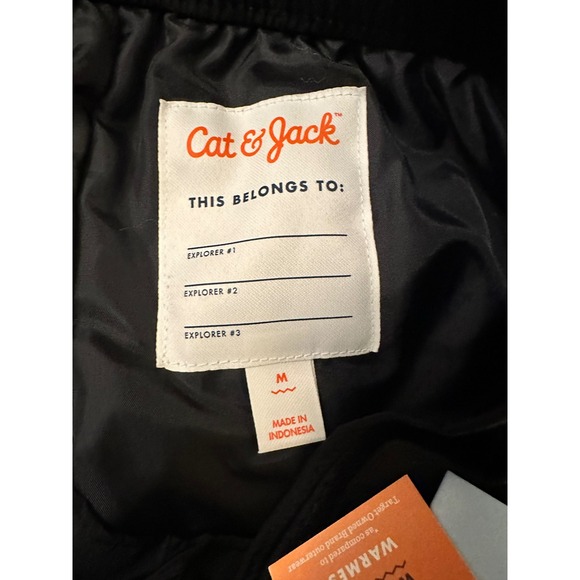 Cat Jack Kids Outerwear Snow Pants Black Size Medium Reinforced Knees - Picture 4 of 5